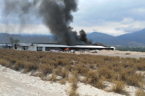 Ocurre explosión en Palmar de Bravo, al parecer en bodega clandestina