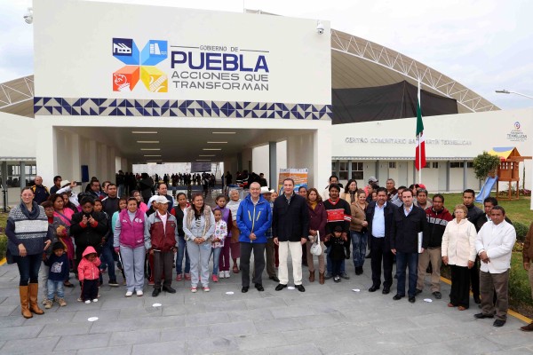 El centro comunitario de Texmelucan fortalecerá el tejido social: RMV