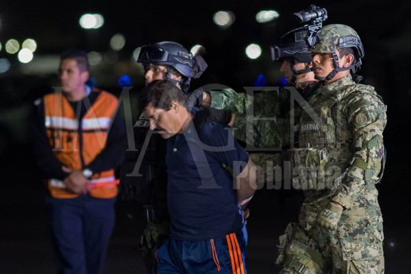 Ejecutan órdenes de detención con fines de extradición contra "el Chapo"