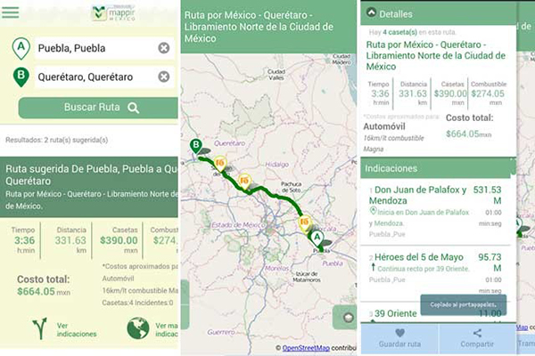 Recomiendan viajar cMappir este primer fin de semana largo