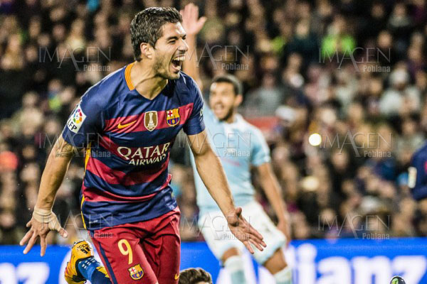 Luis Suárez afianza candidatura a la Bota de Oro