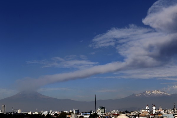 Reportan destrucción de domo de lava del Popocatépetl