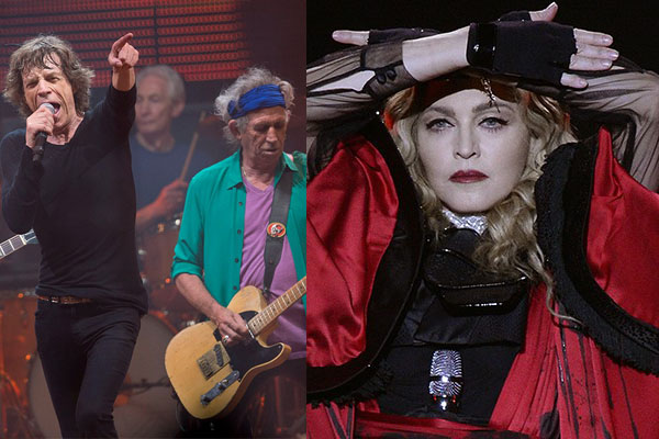 Rolling Stones y Madonna impulsan ingresos de CIE en primer trimestre