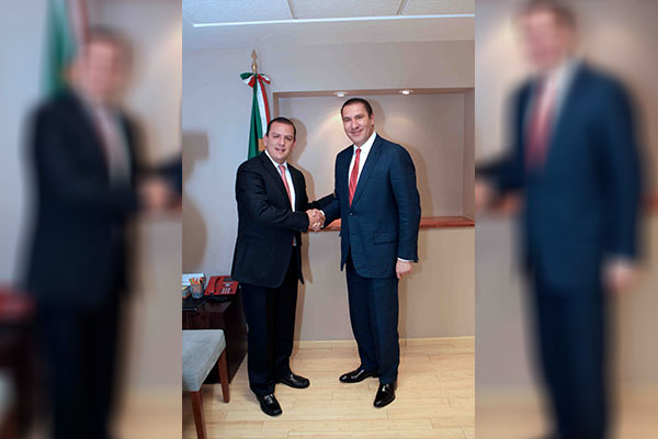 Se reúne RMV con el subsecretario de egresos de la SHCP