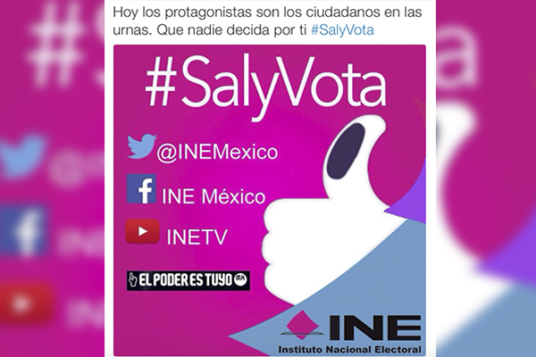 La jornada electoral es tendencia en redes sociales