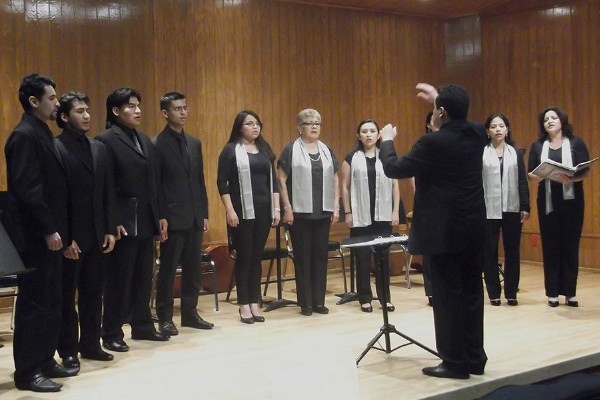 Participa Coro Municipal en 150 aniversario del Conservatorio Nacional