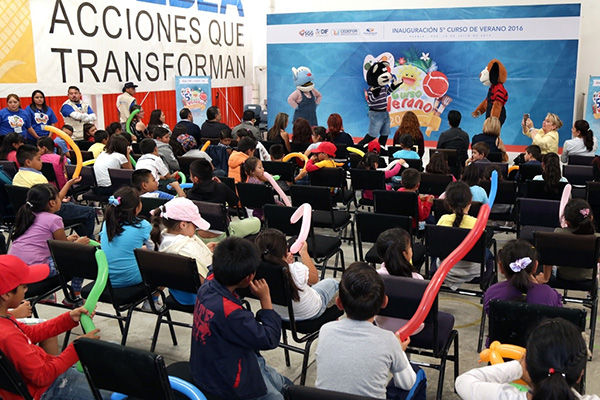 Voluntariado de la SGG y SEDIF inauguran 5to Curso de Verano de CEDEFOR