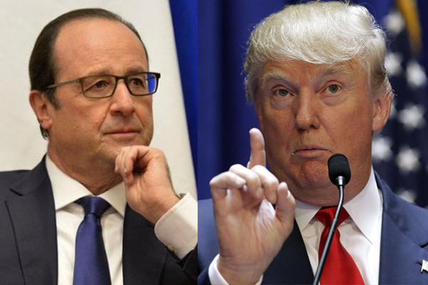 Hollande replica a Trump que “Francia será siempre Francia”