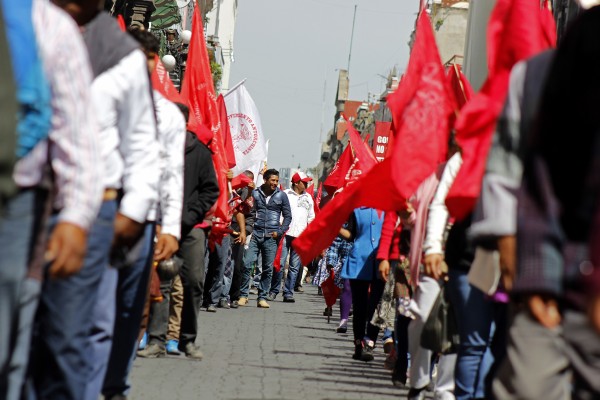 Antorcha Campesina desquicia la zona de Angelópolis