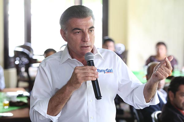 Tendré un gobierno de puertas abiertas: Tony Gali