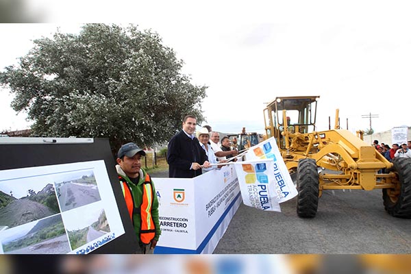 RMV da banderazo a reconstrucción del entronque Puebla-Xalapa