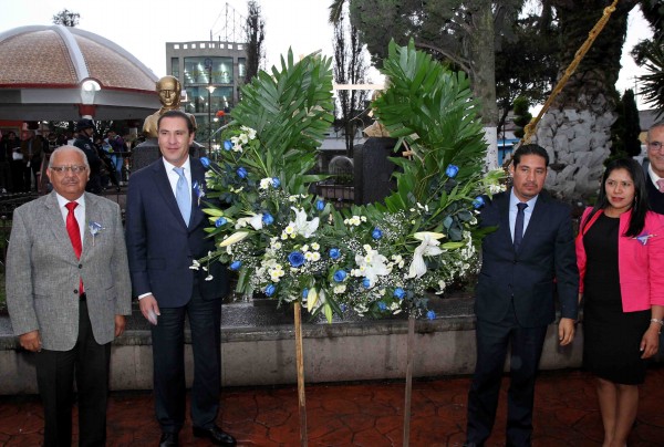 Asiste RMV a ceremonia conmemorativa de fundación de Xonacatlán