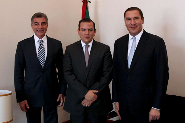 Moreno Valle se reúne con Fernando Galindo de la SHCP
