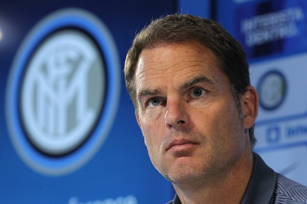 Inter de Milán despide a técnico holandés Frank de Boer