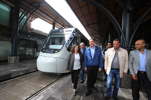 Moreno Valle supervisa el Tren Turístico Puebla-Cholula