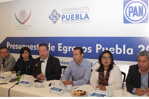 Puebla recibe 4.33 % de incremento en el PEF