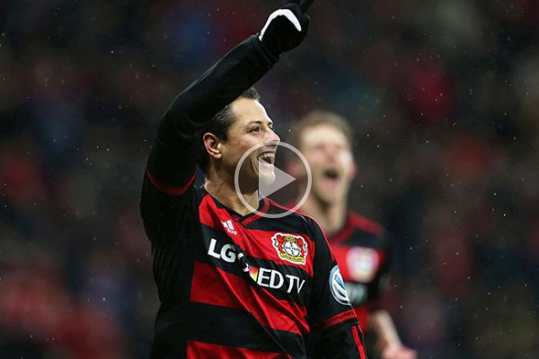 Eligen anotación de “Chicharito” como mejor gol latino en Bundesliga
