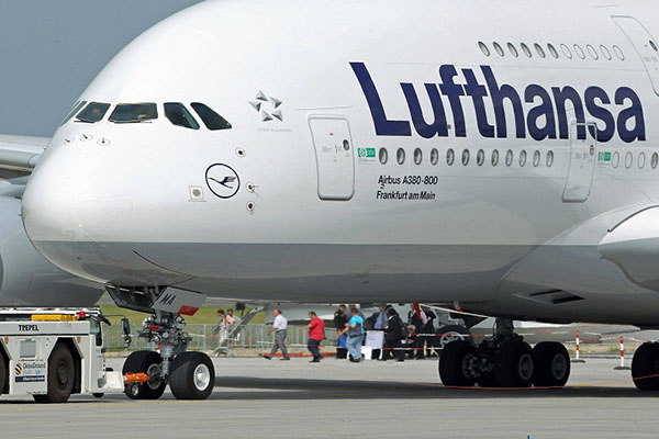 Lufthansa cancelará cerca de 1,000 vuelos por huelga de pilotos