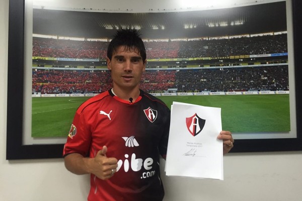Equipo Atlas anuncia llegada del delantero Matías Alustiza