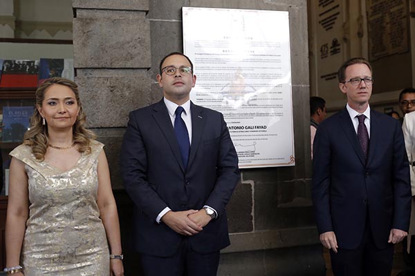 Colocan bando solemne para ratificar triunfo de Tony Gali