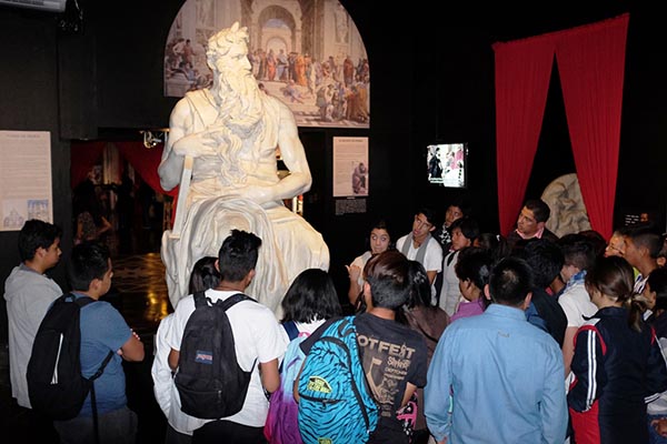 Día de Reyes, niñas y niños entran gratis a exposición de Miguel Ángel