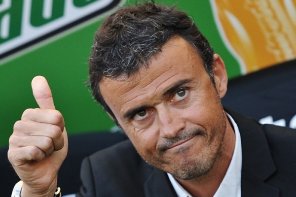 Luis Enrique, feliz tras triunfo ante Real Sociedad