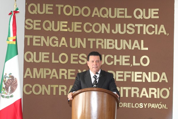 Rinde informe presidente del Tribunal Electoral del Estado