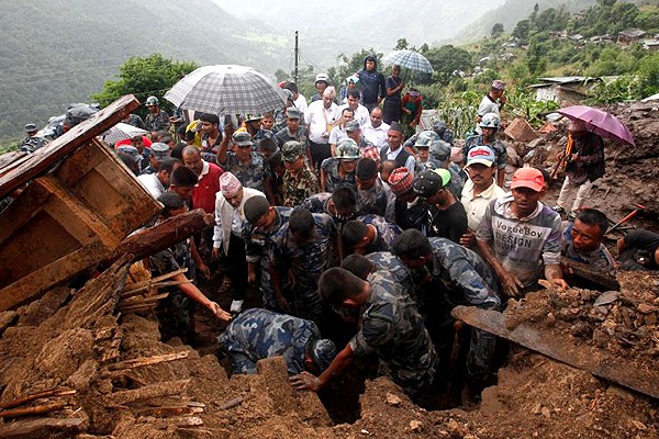 Alud de tierra deja nueve muertos en Myanmar