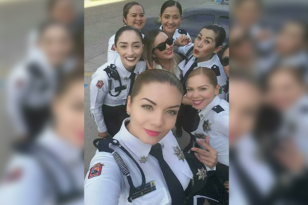 Bellas oficiales de Culiacán elevan la temperatura