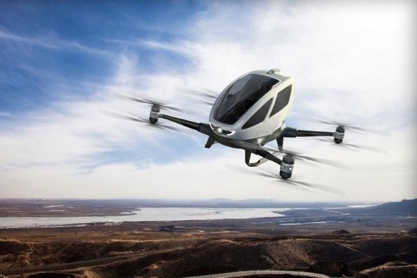 Drones-taxi, nuevo transporte de Dubái