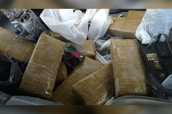 Atrapan a “el Barba Roja” con 34 kilos de marihuana