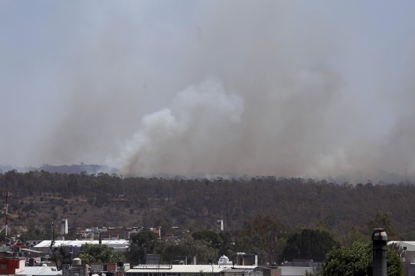 Ocurre incendio forestal en la zona boscosa de la XXV Zona Militar
