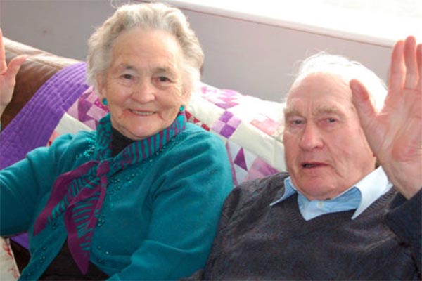 Mueren con unos minutos de diferencia después de 71 años casados