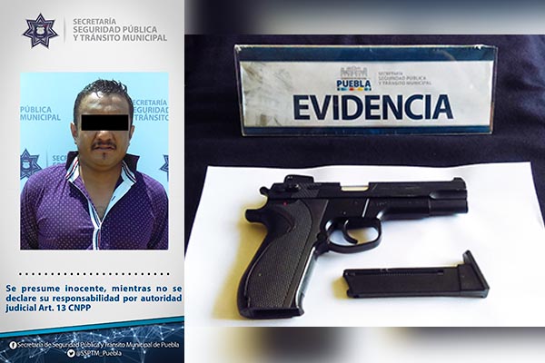 Robaba motocicletas armado con pistola de postas