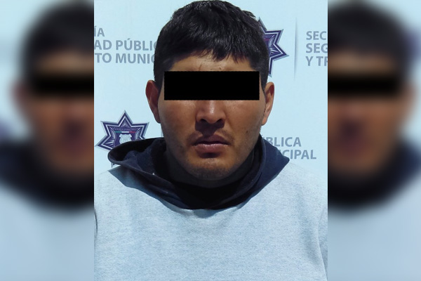 Ladrón de casa habitación capturado por policías municipales