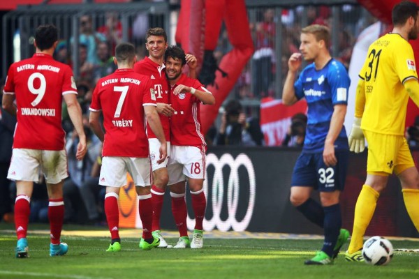 Bayern Munich celebra título en casa con triunfo sobre el Darmstadt 1-0
