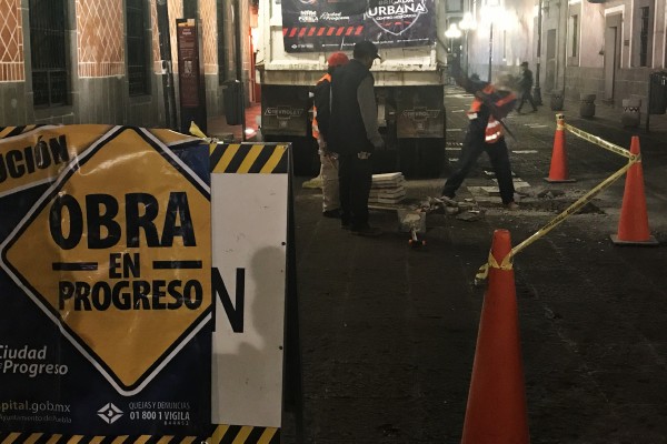 Avanzan trabajos de Brigada Urbana en el Centro Histórico