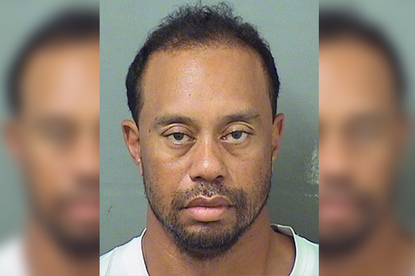 Arrestan a Tiger Woods por conducir alcoholizado y drogado