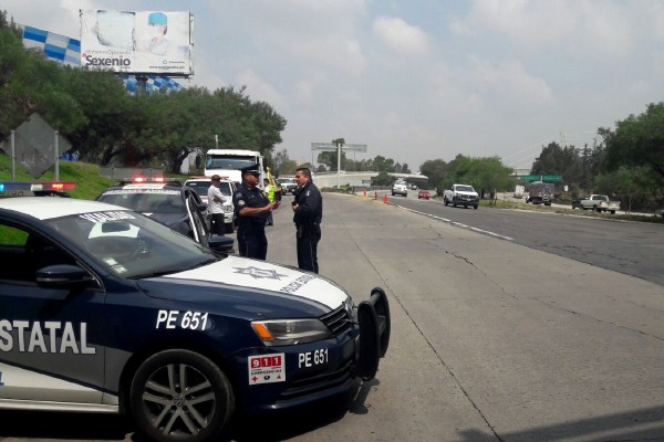 Implementan Operativo Radar en bajo puente de la México-Puebla