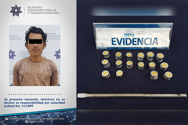 Capturado cuando se daba a la fuga con las limosnas
