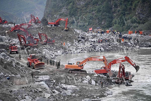 Hallan a salvo a 20 personas reportadas desaparecidas tras alud en China
