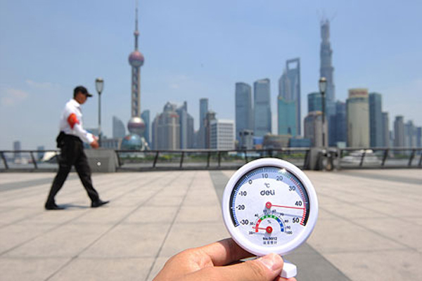 Shanghai registra su día más caluroso en 145 años