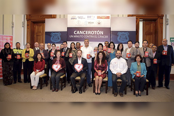 Ayuntamiento de Puebla se suma al “Cancerotón. Un minuto contra el cáncer”