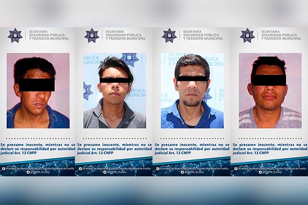 En acciones distintas, policía detiene a cuatro asaltantes