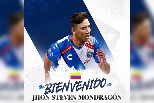 Puebla anuncia fichaje de Jhon Mondragón