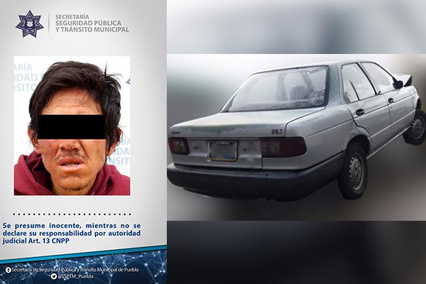 Robaron un automóvil y terminaron impactándose contra otro