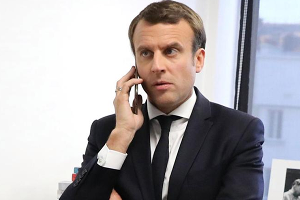 Difunden número de celular de presidente francés en internet