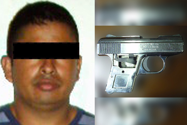 Carecía de permiso para portar su “juguetito” de fuego
