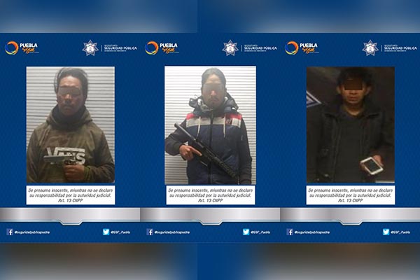 SSP captura a dos pistoleros y a un ladrón