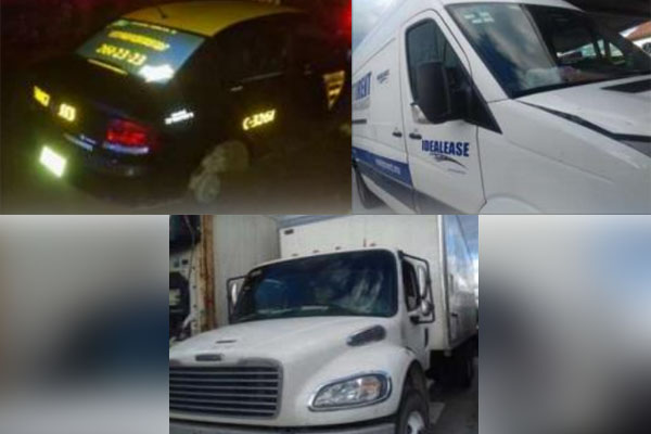 Policía Estatal recuperó tres vehículos